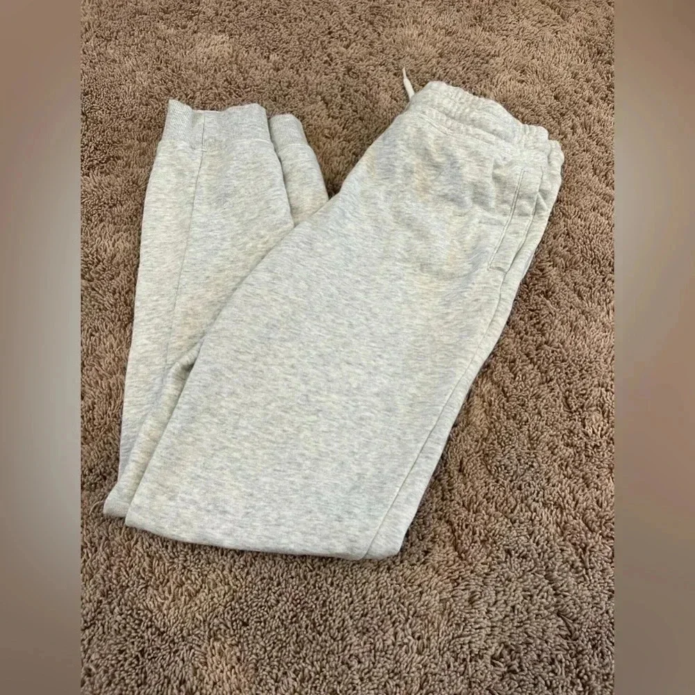 Old navy girls heathered light gray sweatpants xl 14-16